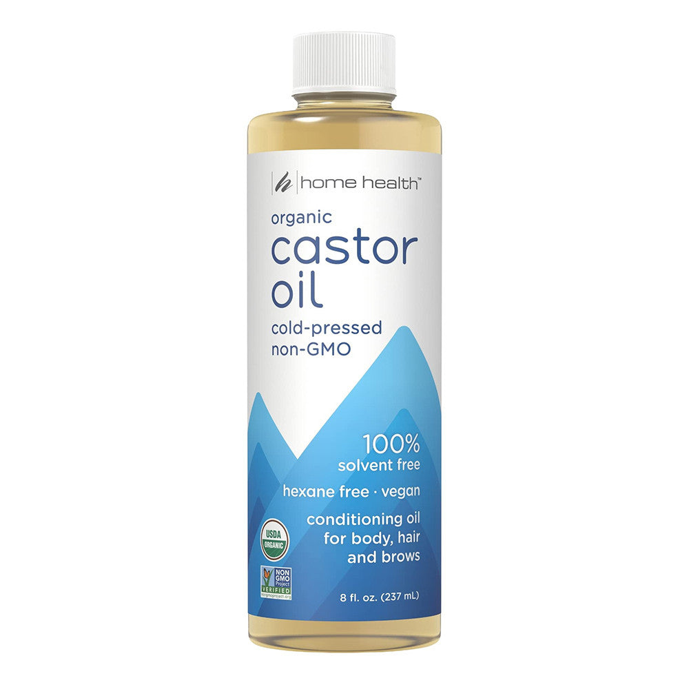 Home Health Castor Oil Cold Pressed and Cold Processed, 8 Oz